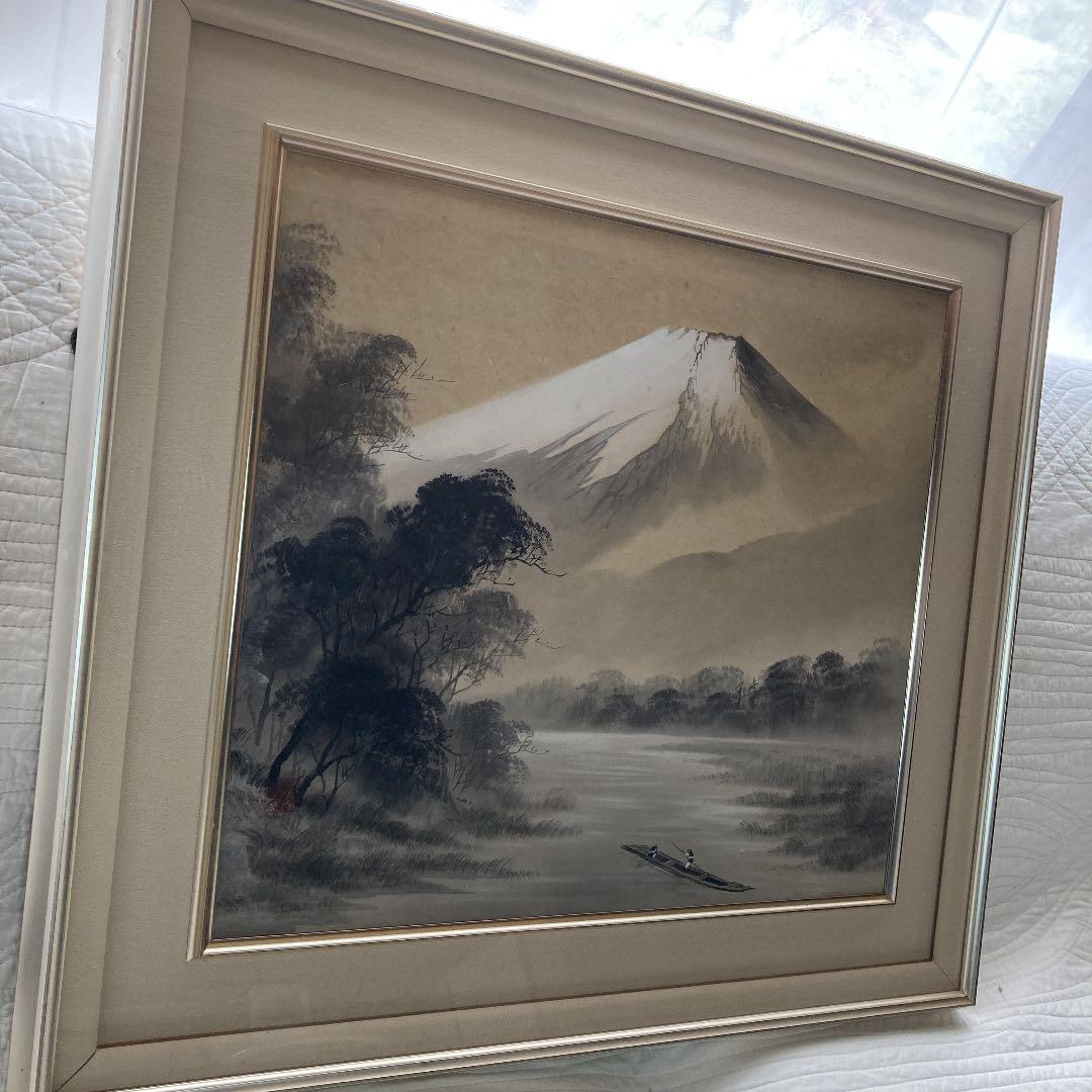水墨画　額縁