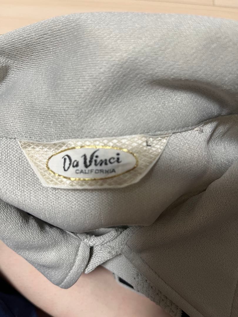 Da Vinci ストライプシャツ グレー/ネイビー