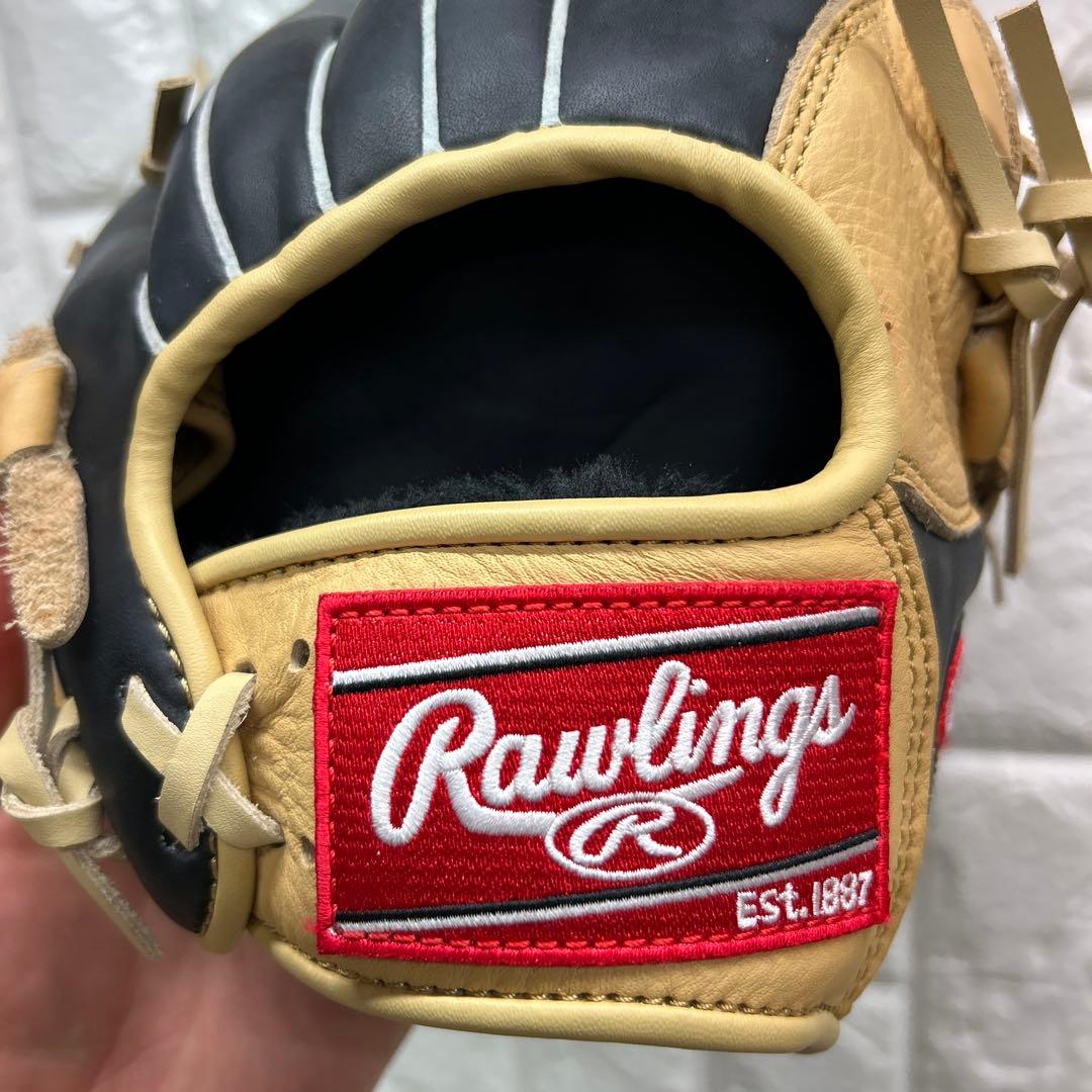 【美品】野球 グローブ 軟式 一般 内野手 外野手 Rawlings