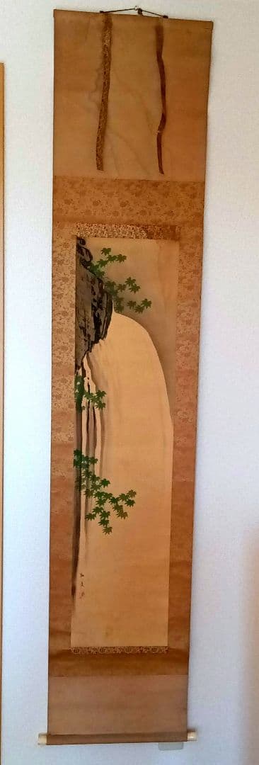 滝絵 掛け軸 日本画