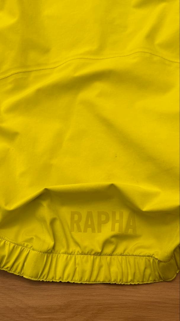 Rapha PRO TEAM RAIN GILET ジレ黄　Mサイズ