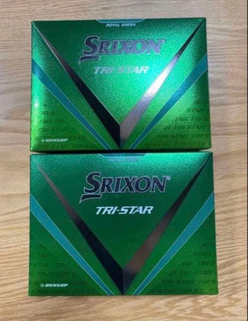 ダンロップ　トライスター　ロイヤルグリーン　2ダース　ゴルフボール