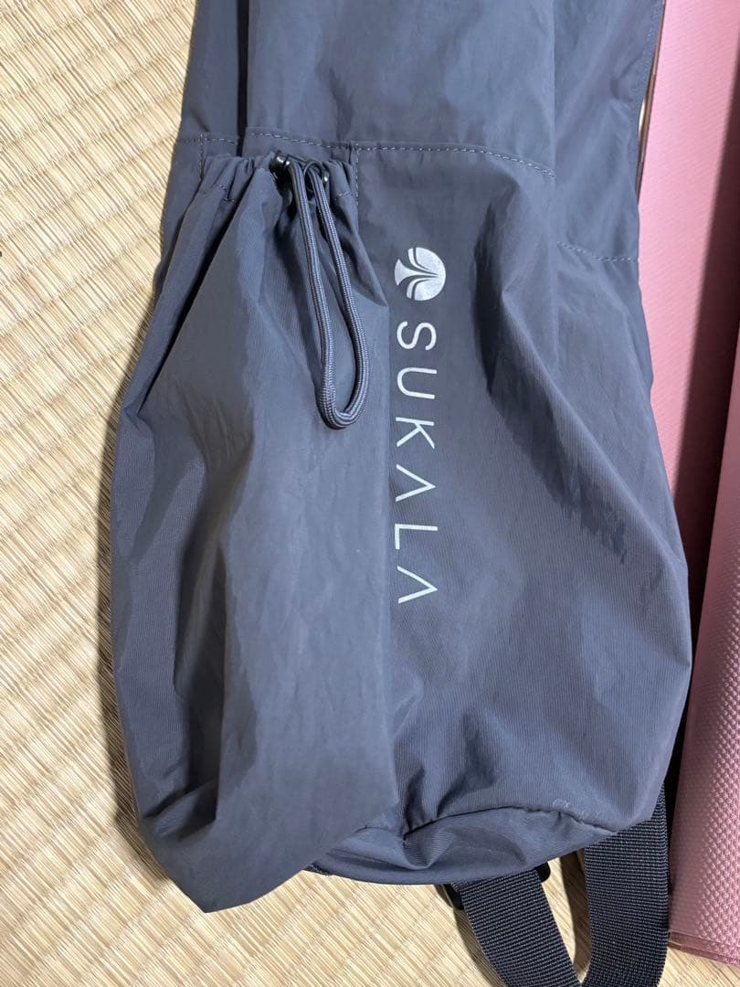 SUKALA ピンク ヨガマット 収納バッグ付き