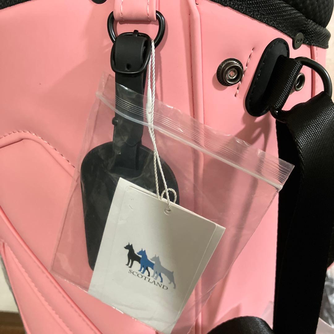 即日発送 新品 TDN GOLF スコットランド発 スタンドバッグ ピンク