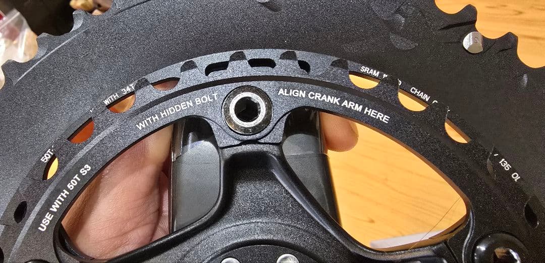 SRAM RED クランク BB386 165mm 50/34 ★未使用