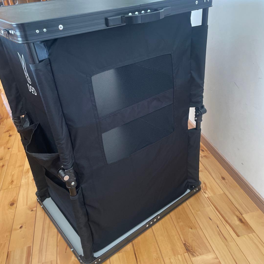 DOD マルチキッチンテーブル　ブラック