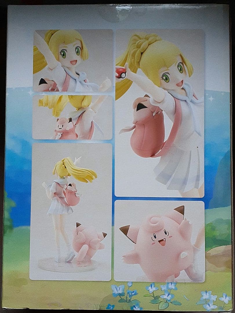 【開封済み・中古】がんばリーリエ＆ピッピ 1/8　ポケモン　フィギュア