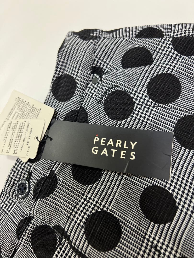 PEARLY GATES 水玉チェックゴルフスカート