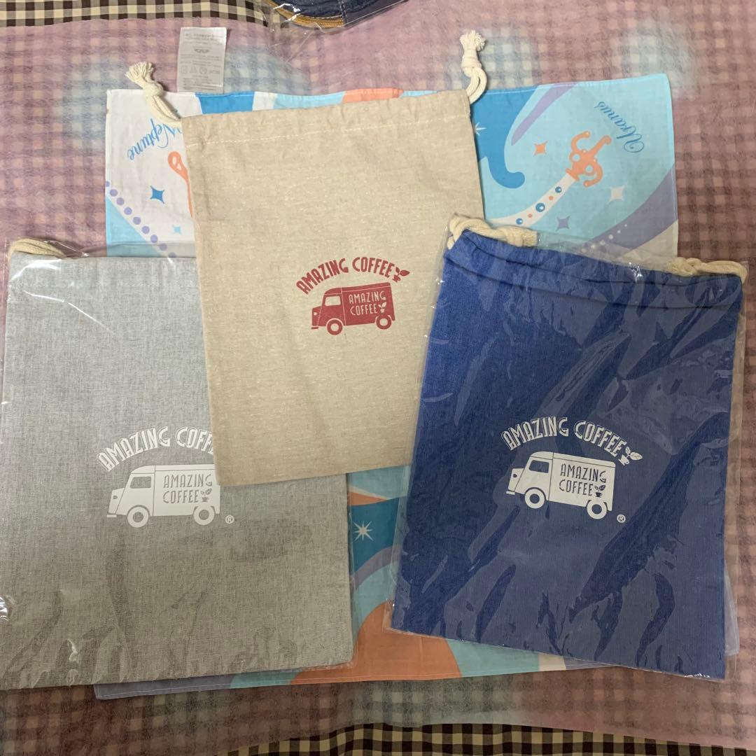 AMAZING COFFEEアメイジングコーヒー アメコ 5点 巾着 トート