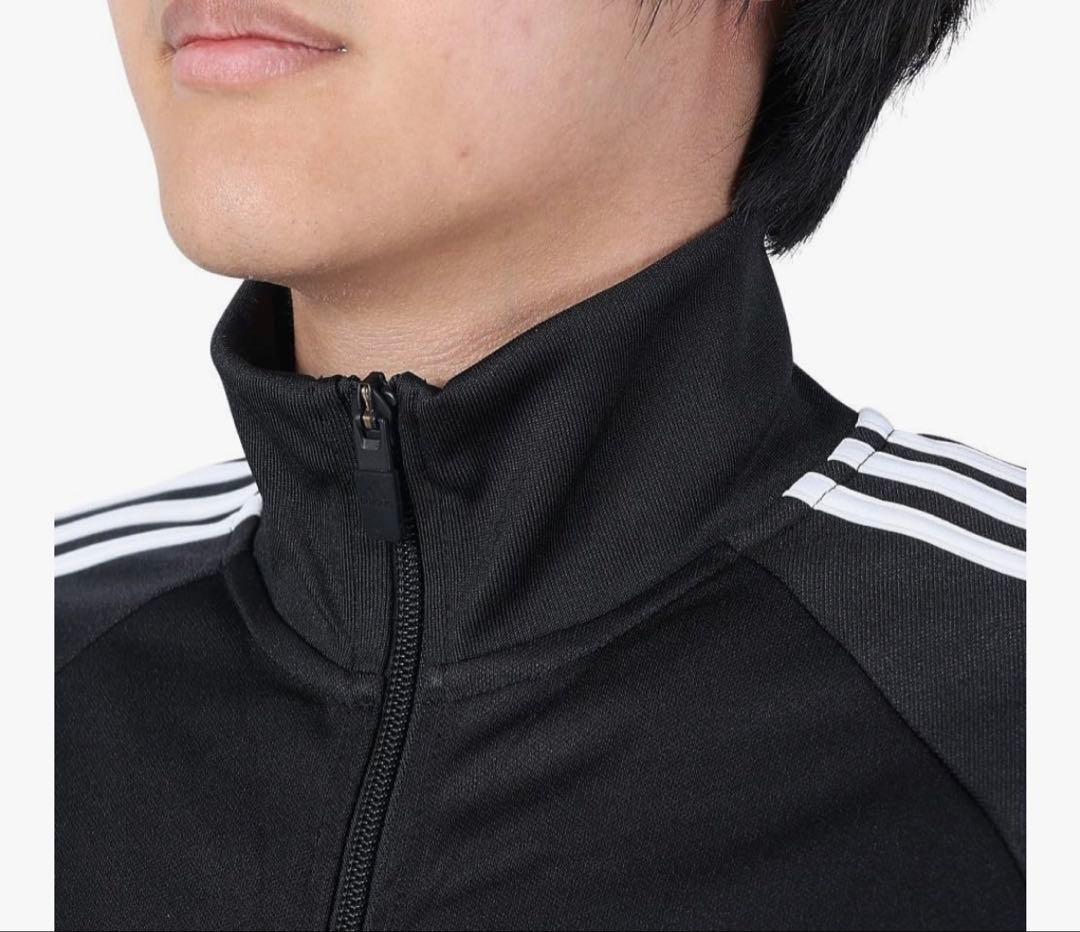 adidas アディダス XXL ジャージ上下 セットアップ トラックスーツ 黒