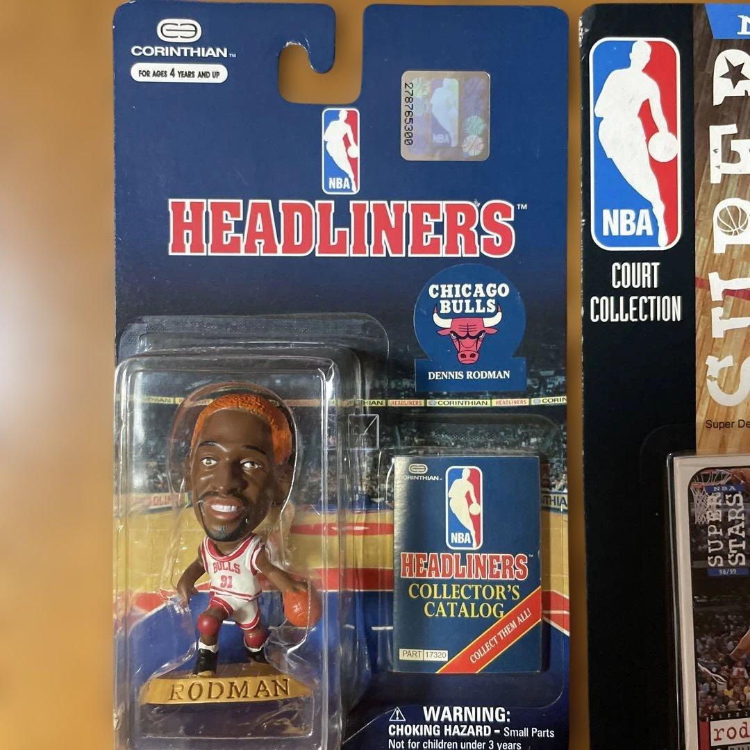 NBA シカゴブルズ ジョーダン ロッドマン フィギュア4体 未開封 90s
