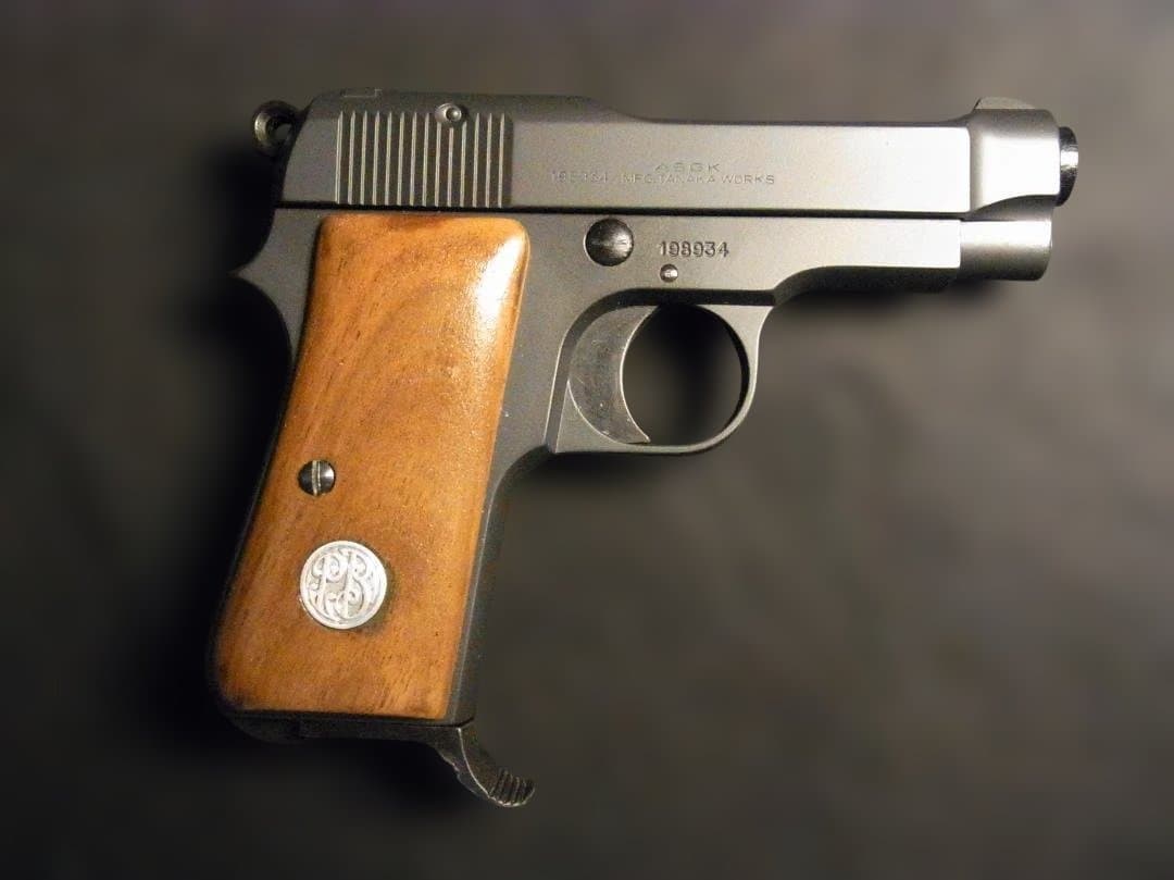 タナカ ベレッタ1934 木製グリップ ケース付き