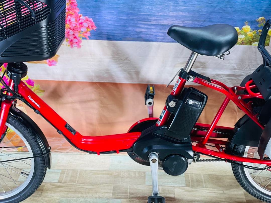 パナソニックギュット⭐️12AH！子供乗せ電動アシスト自転車Y2363