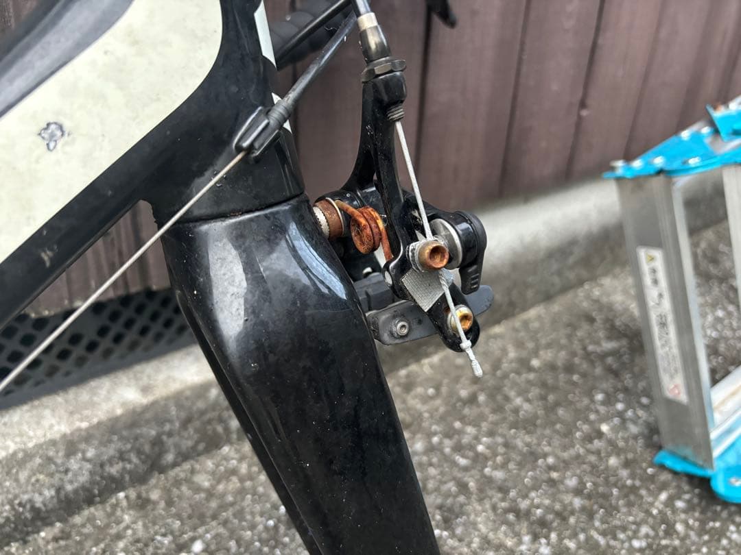 TCR リペア前　GIANT aluxx SL ギア付きShimano105