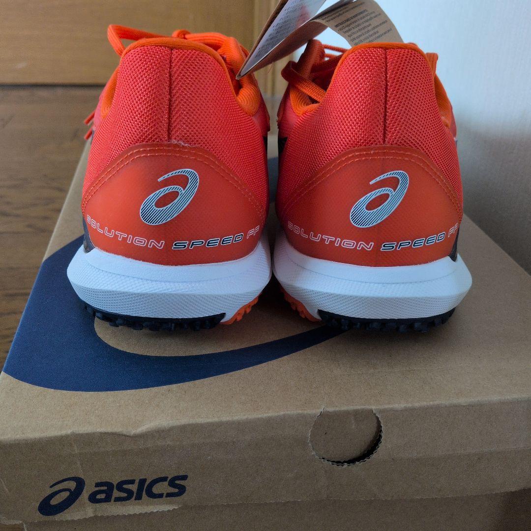 【新品】asics Solution Speed テニスシューズ オレンジ