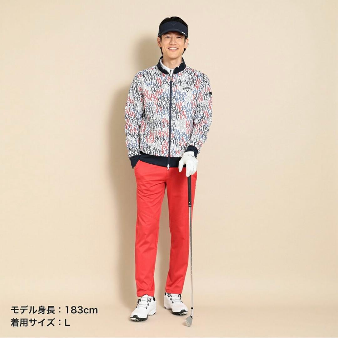 ゴルフウェア【Callaway】フルジップスウェット　トラックジャケット　M