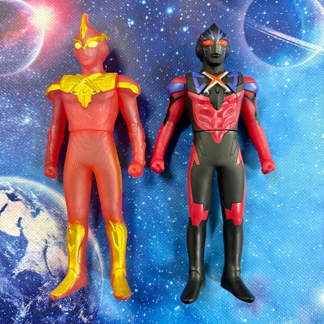 ウルトラヒーローシリーズ ウルトラマンエックス ソフビ フィギュア セット