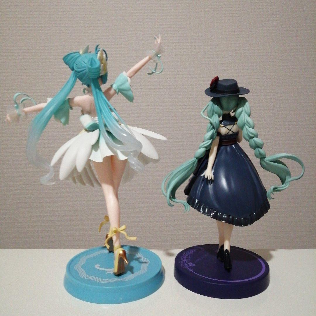 初音ミク フィギュア 8点セット ボカロ 水着 バニー サンタ 制服 ドレス