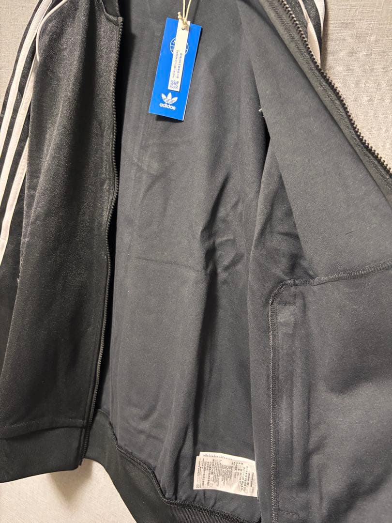 【未使用品・タグ付き】adidas ブラック ジャージジャケット