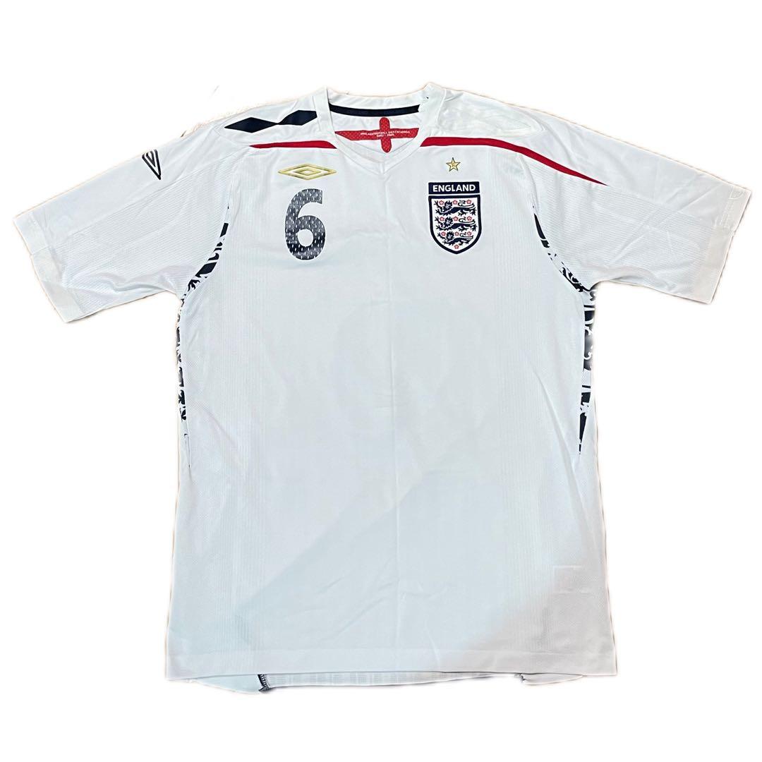 【希少/美品】イングランド代表 2007-09 ホームユニフォーム テリー L