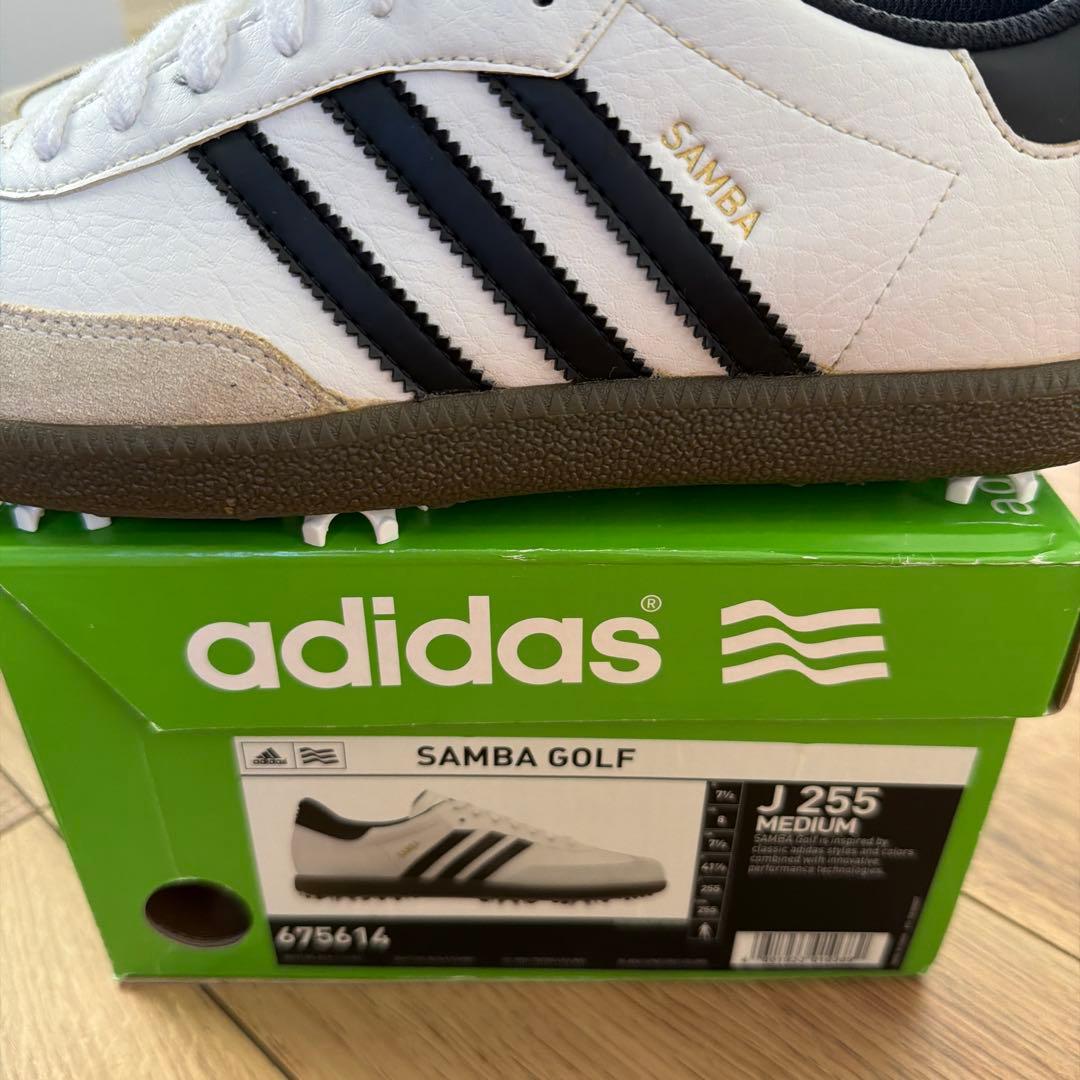 adidas GOLF samba サンバゴルフ　25.5センチ　シューズ