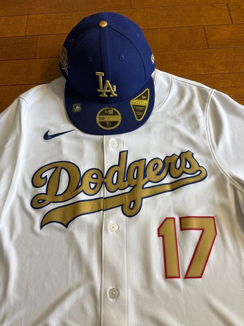 【大谷翔平】LAドジャース2024ワールドチャンピオンジャージ＋キャップセット