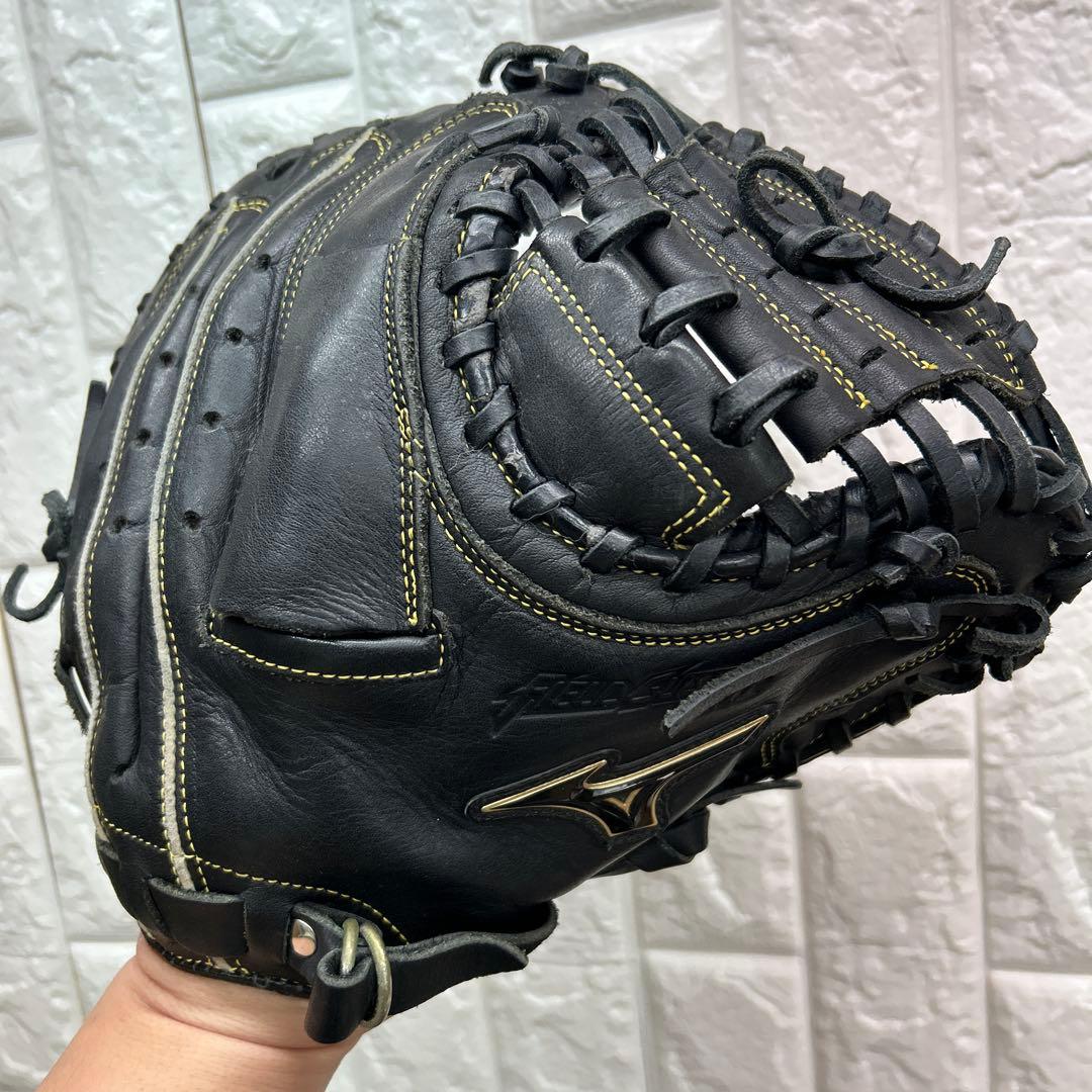 【美品】野球 グローブ 軟式 少年野球 ミズノ キャッチャーミット