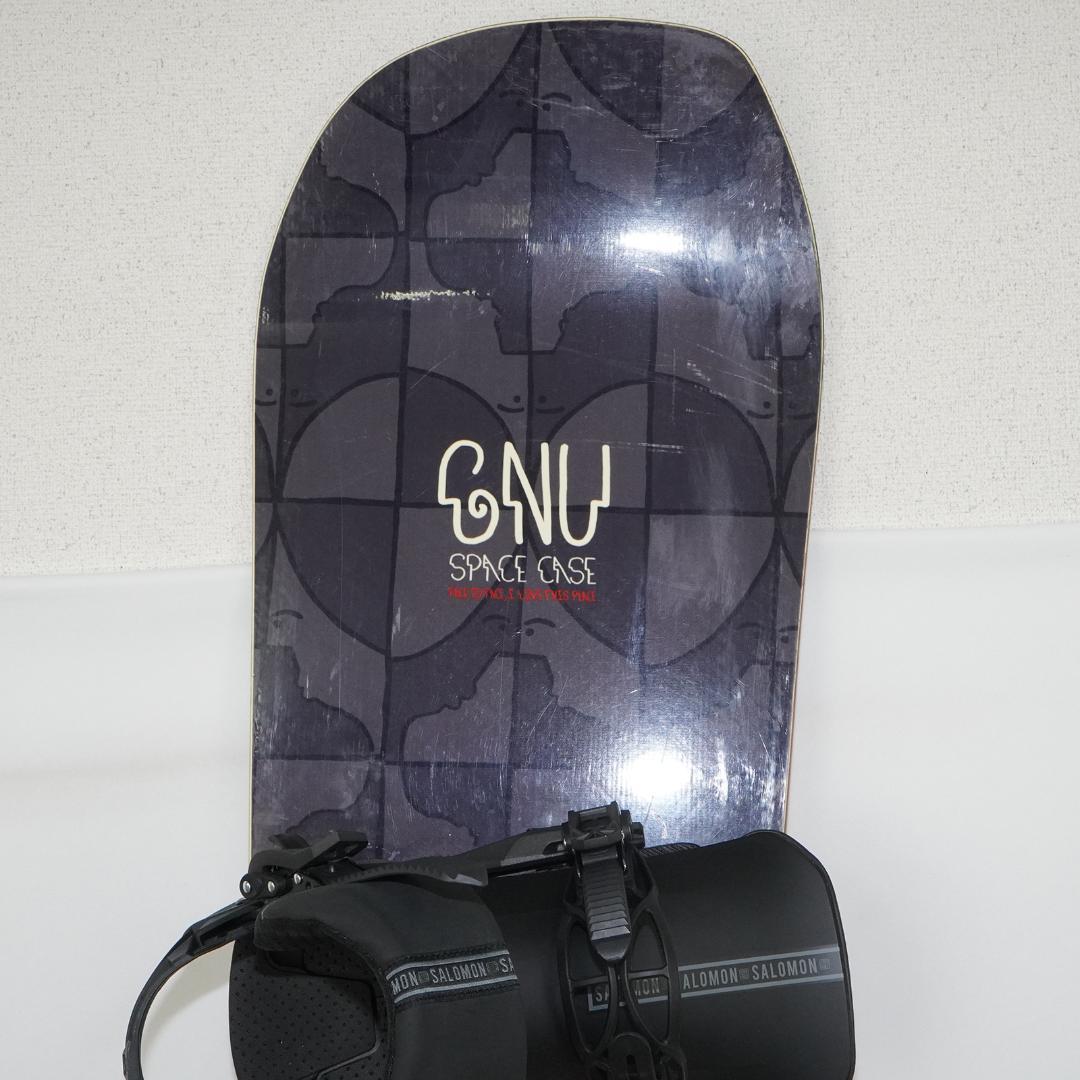 GNU SPACE CASE 153cm スノーボード ビンディング付き