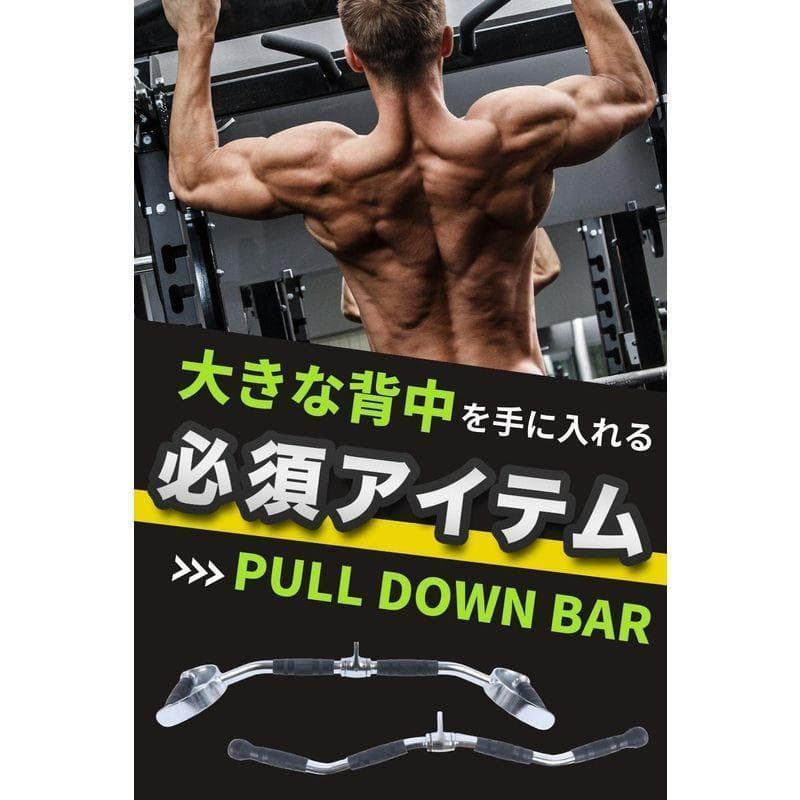 【新品】LIFEPUMP ラットプルダウン 360°回転仕様 ベントラットバー