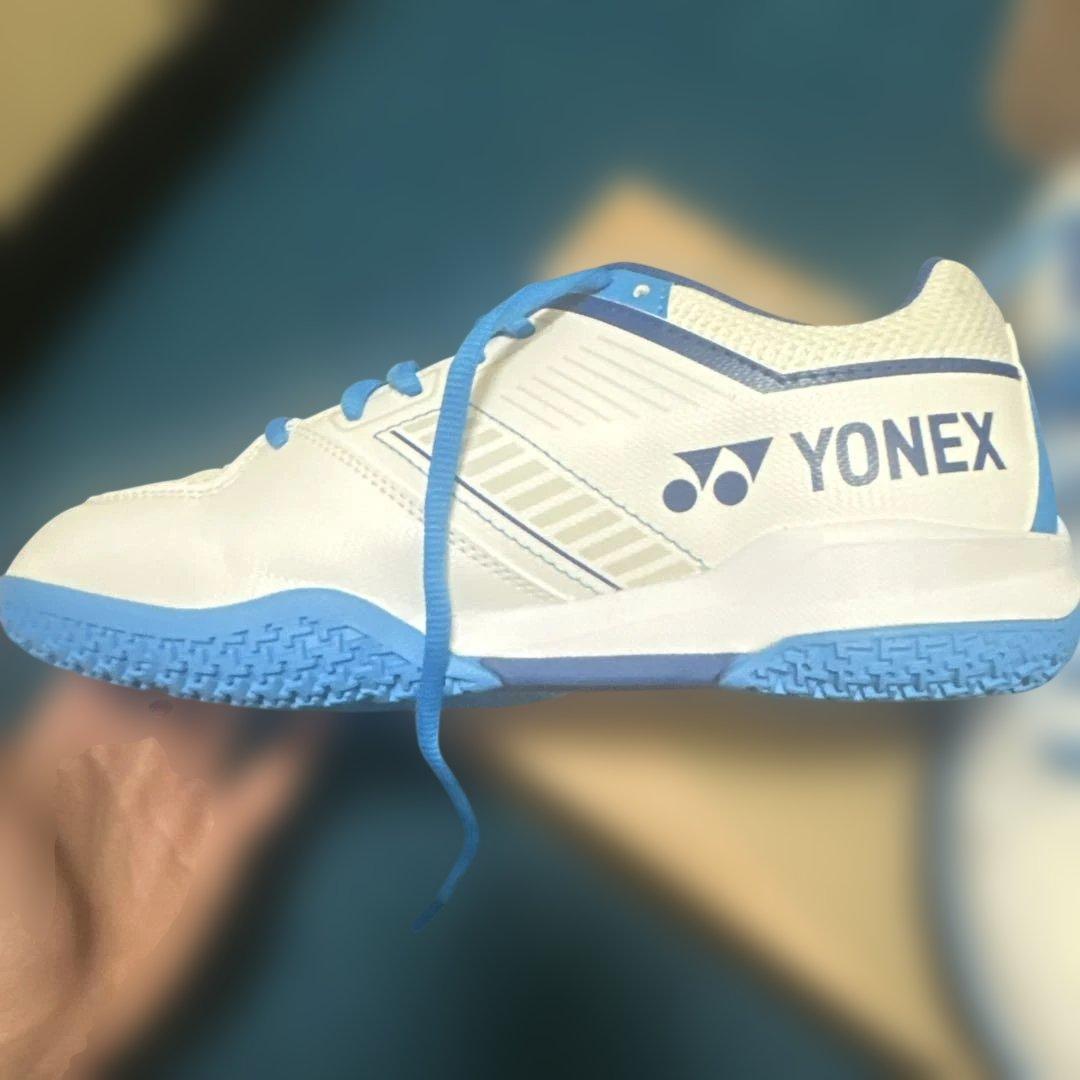 YONEX バドミントンシューズ SHB-SF1 25.5cm ホワイト/ブルー