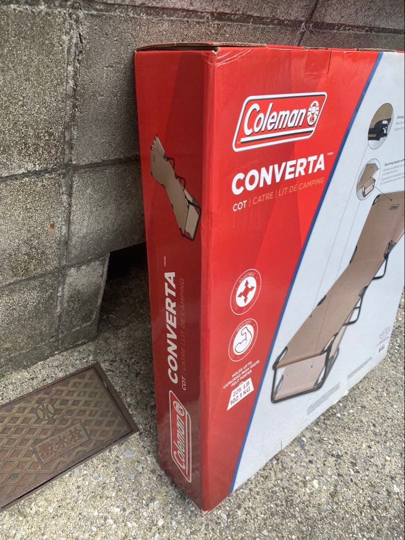 Coleman 折りたたみ式ベッド　コンパータ　コット