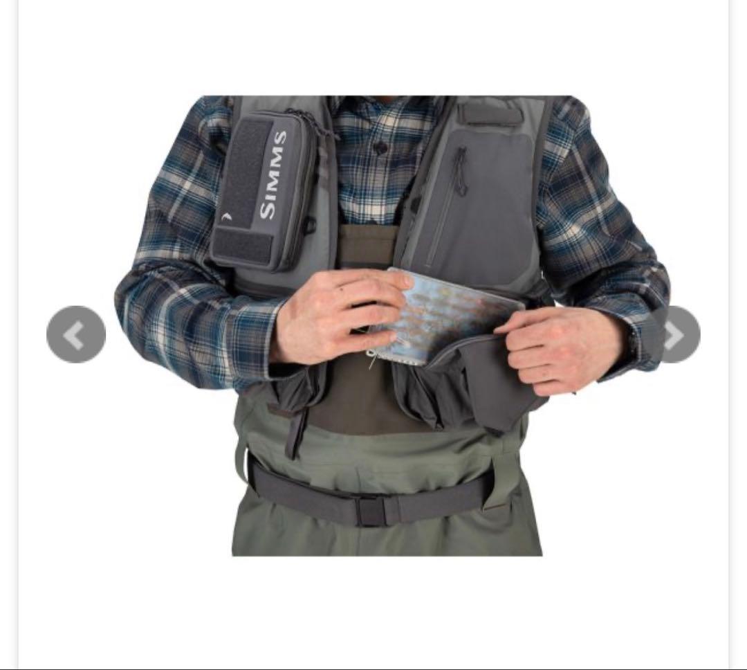 【SIMMS シムス】 FSベスト フィッシングベスト M グレー