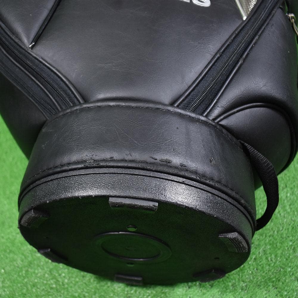 adidas/アディダス ゴルフ キャディバッグ９型【ブラック】美品！