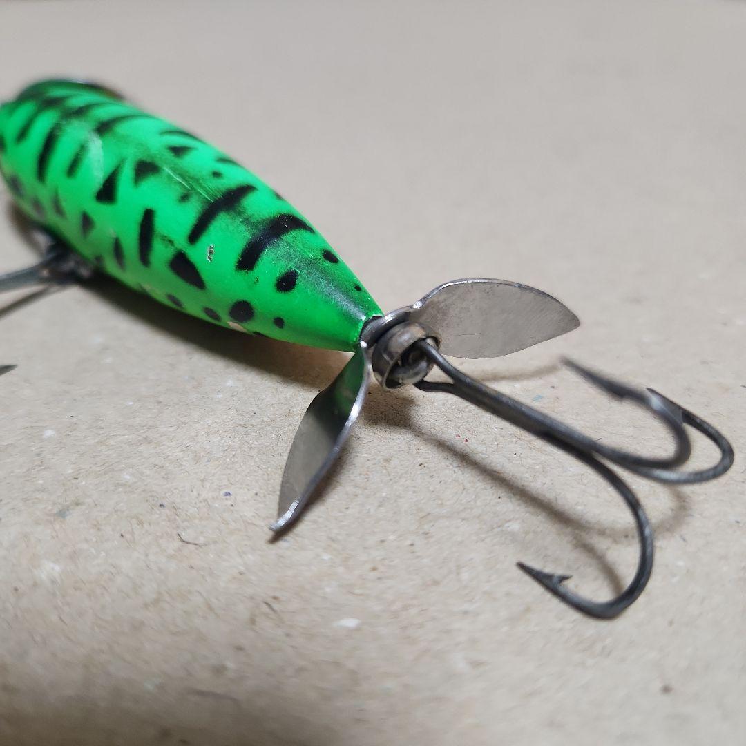 難あり★HEDDON☆80's WOUNDED-SPOOK GRA