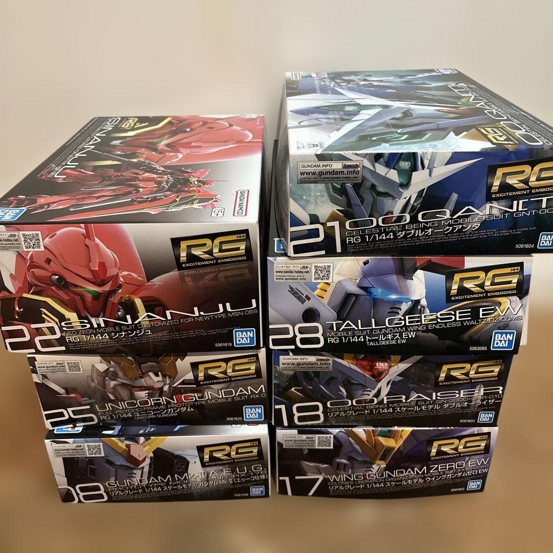 ガンプラRGまとめ売り　16点