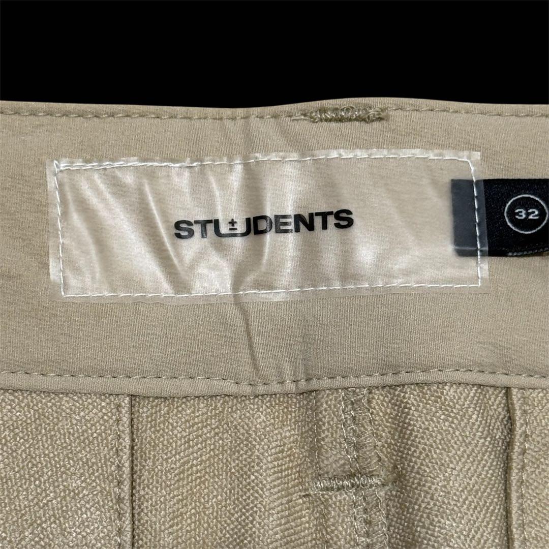 【未使用】定価1.9万円 STUDENTS ゴルフパンツ メンズ ベージュ