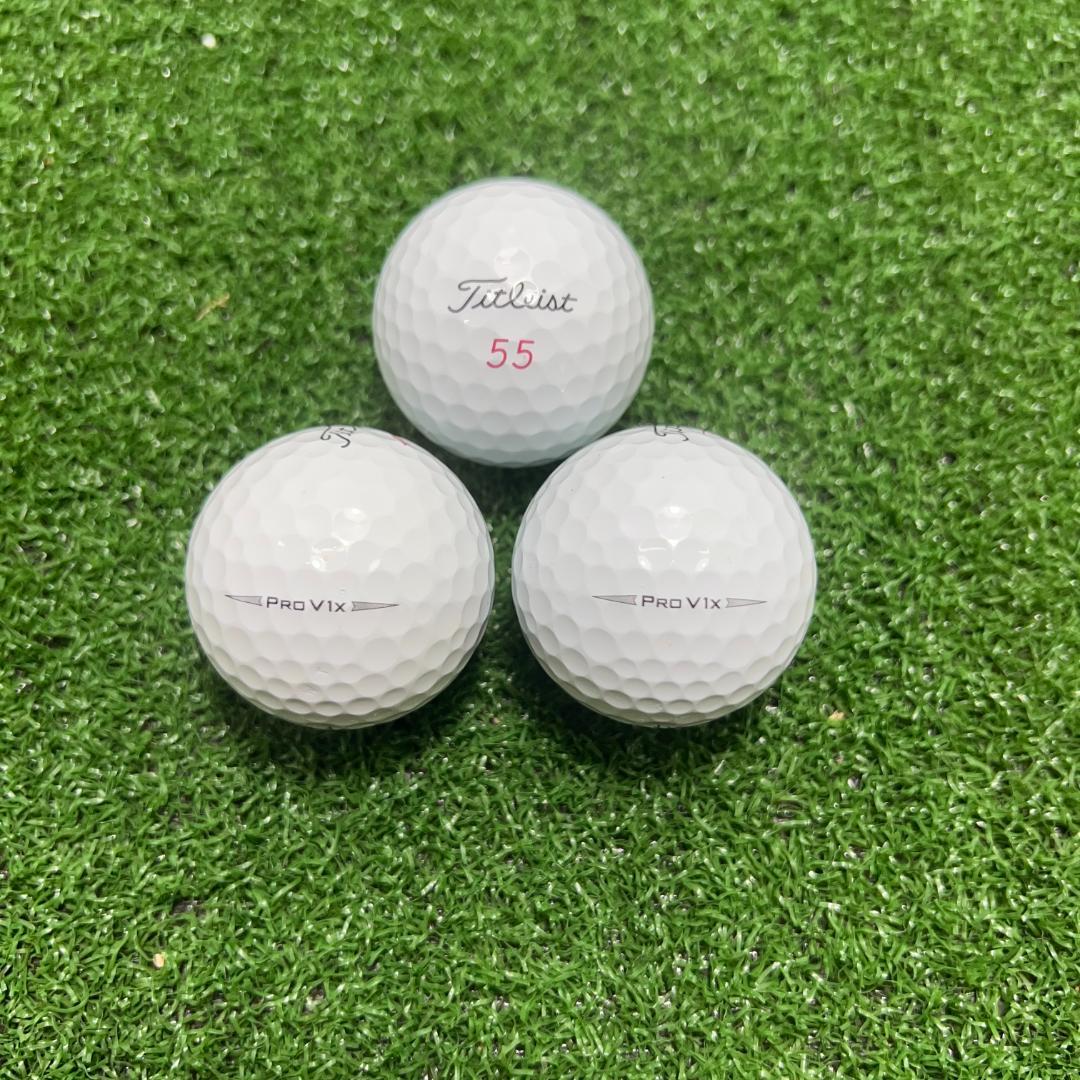 【S132】Titleist PRO V1X 白 19年 ロストボール 24球