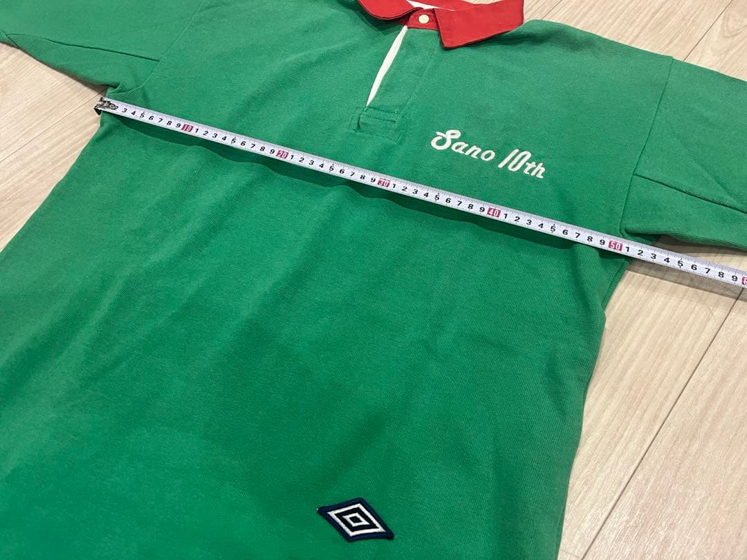 UMBRO アンブロ　スズキスポーツ　ラガーシャツ　日本製　古着　ヴィンテージ