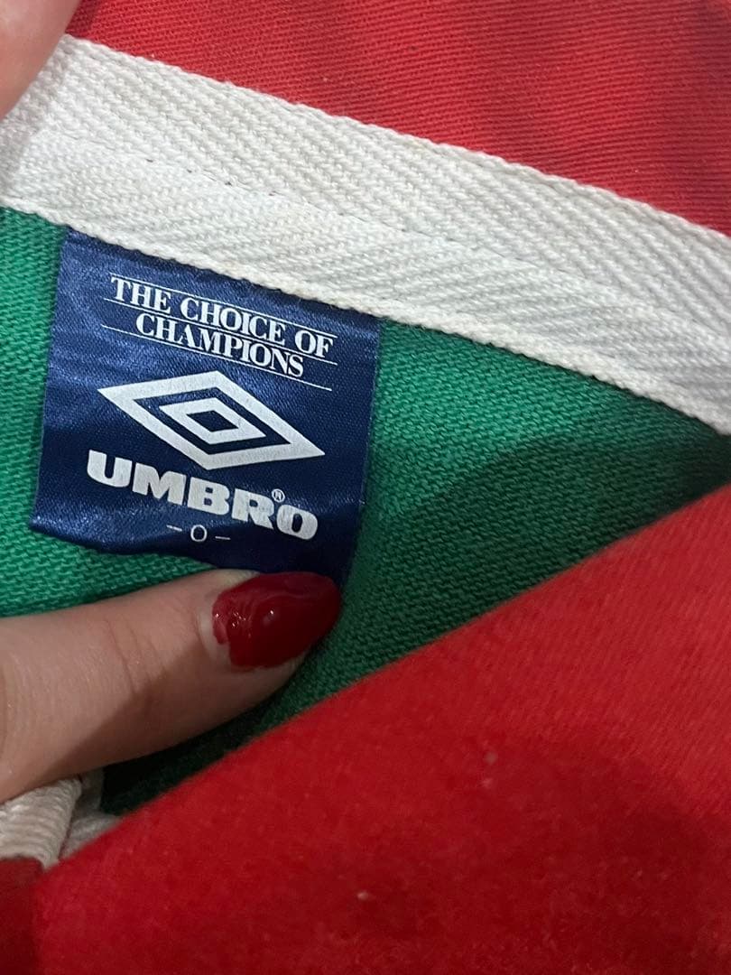 UMBRO アンブロ　スズキスポーツ　ラガーシャツ　日本製　古着　ヴィンテージ