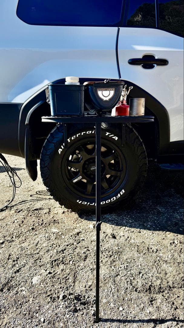 車用 タイヤテーブル メッシュ テーブル 折りたたみ [並行輸入品]