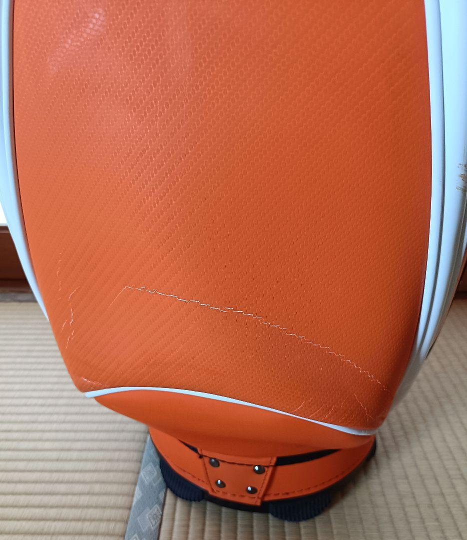 た*い様 ナイキ　NIKE GOLF ナイキゴルフ キャディーバッグ オレンジ色