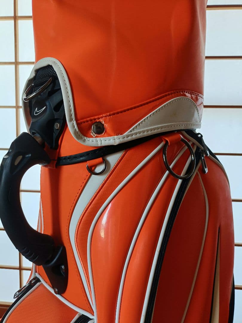 た*い様 ナイキ　NIKE GOLF ナイキゴルフ キャディーバッグ オレンジ色