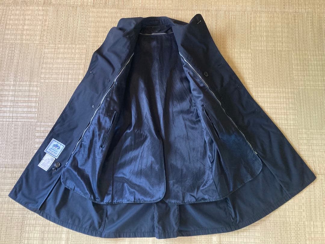 美品　米軍実物　US.NAVY トレンチコート　ブラック　40S ライナー付き