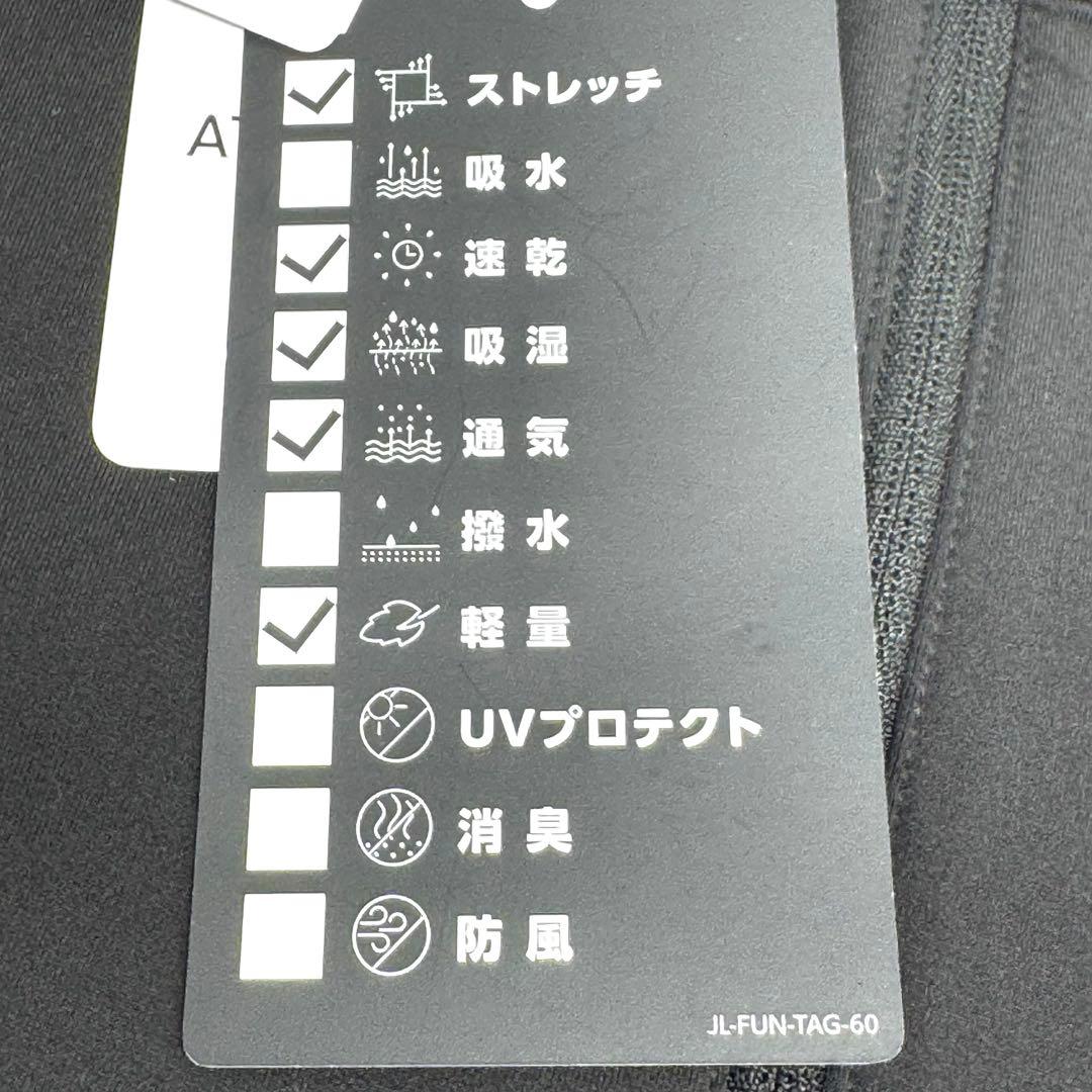 未使用　ジェイリンドバーグ ブラック ゴルフハーフジップシャツ 48 レイヤー