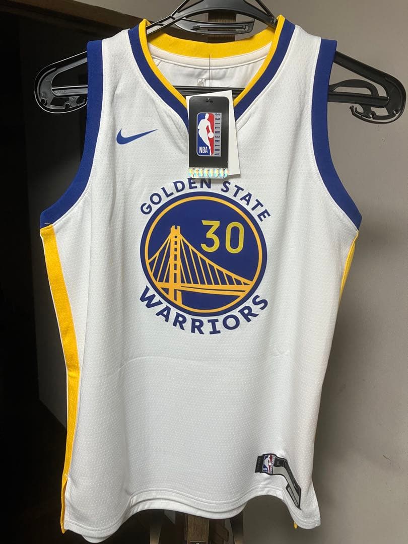 ゴールデンステート・ウォリアーズ カリー選手 ユニフォーム L NBA正規物