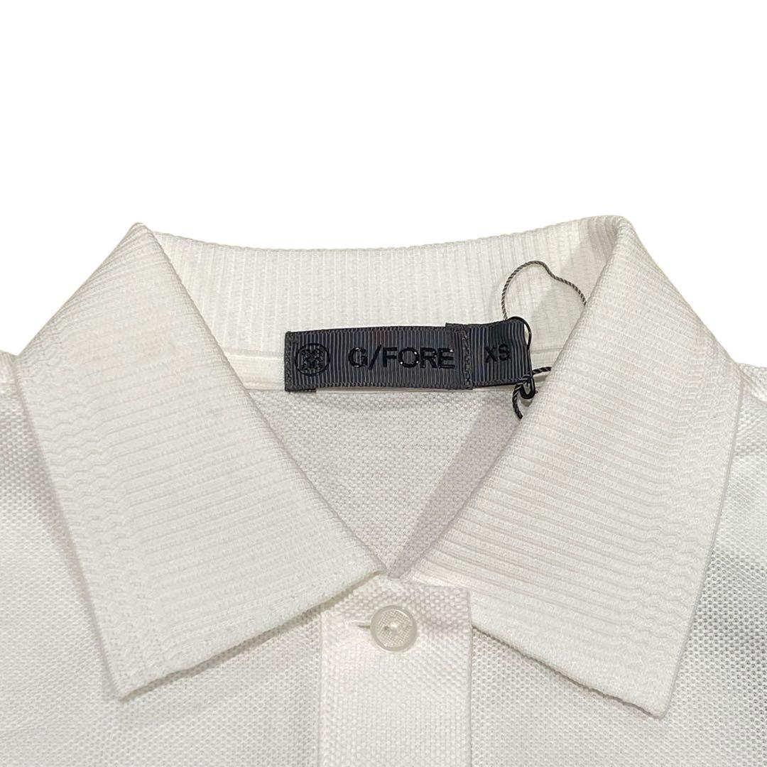 【未使用】定価4.7万円 G/FORE レディース ホワイト 半袖 ポロシャツ