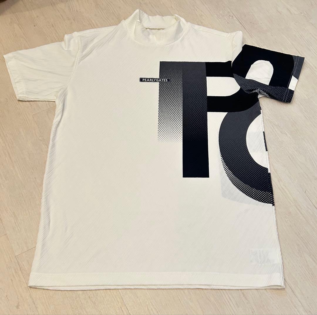 PEARLY GATES パーリーゲイツ モックネック　半袖Tシャツ