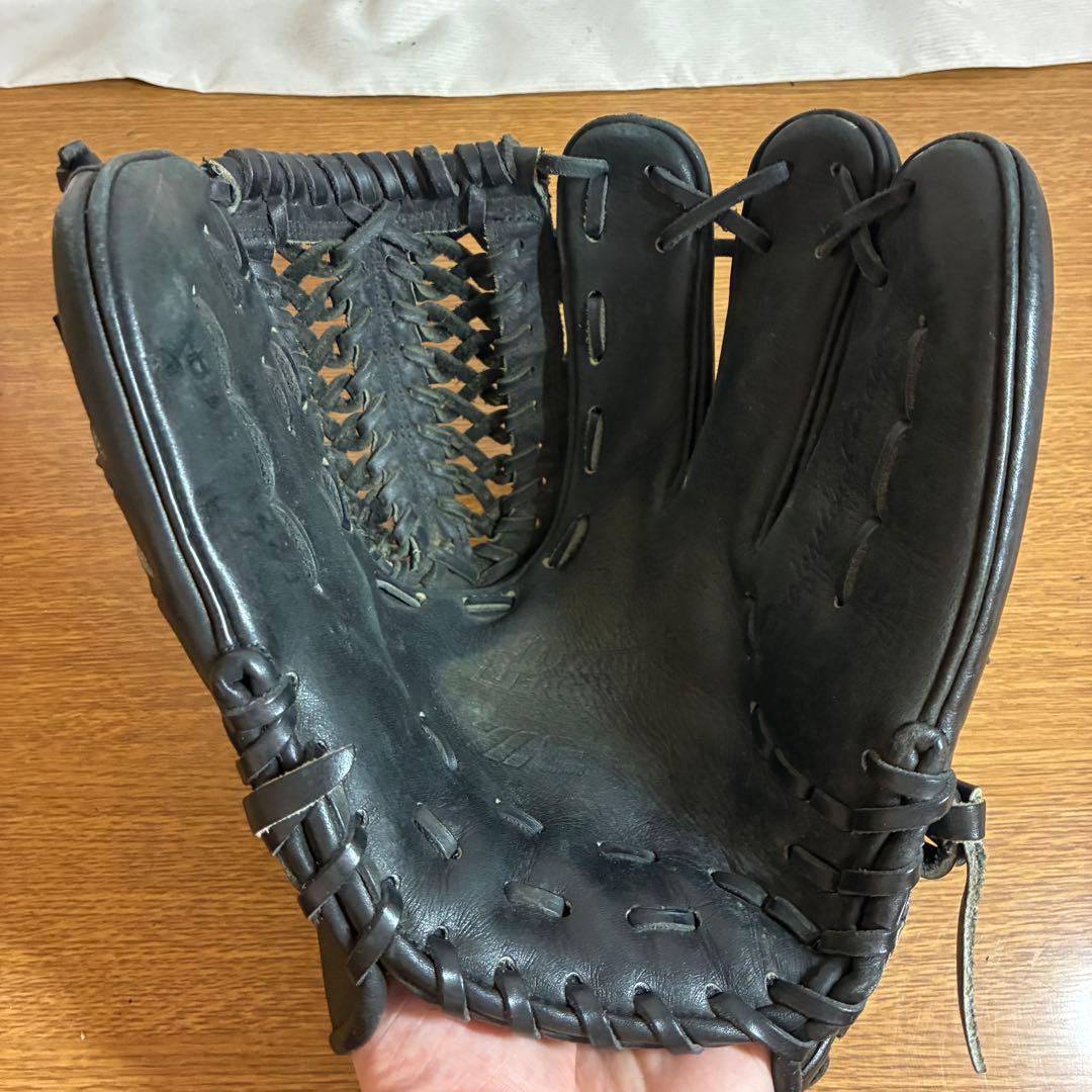 ZETT 一般軟式 グローブ グラブ 内野用 レアモデル 良品 三本指
