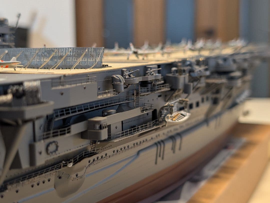 旧 日本海軍 航空母艦　加賀　1/350スケール完成品