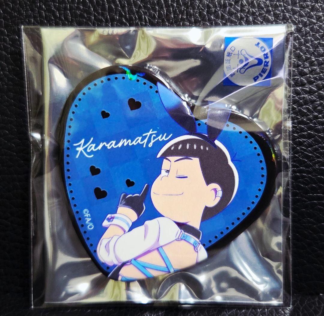 ★おそ松さん★ハート型ホログラム缶バッジ/バニーボーイver.★コンプリート★